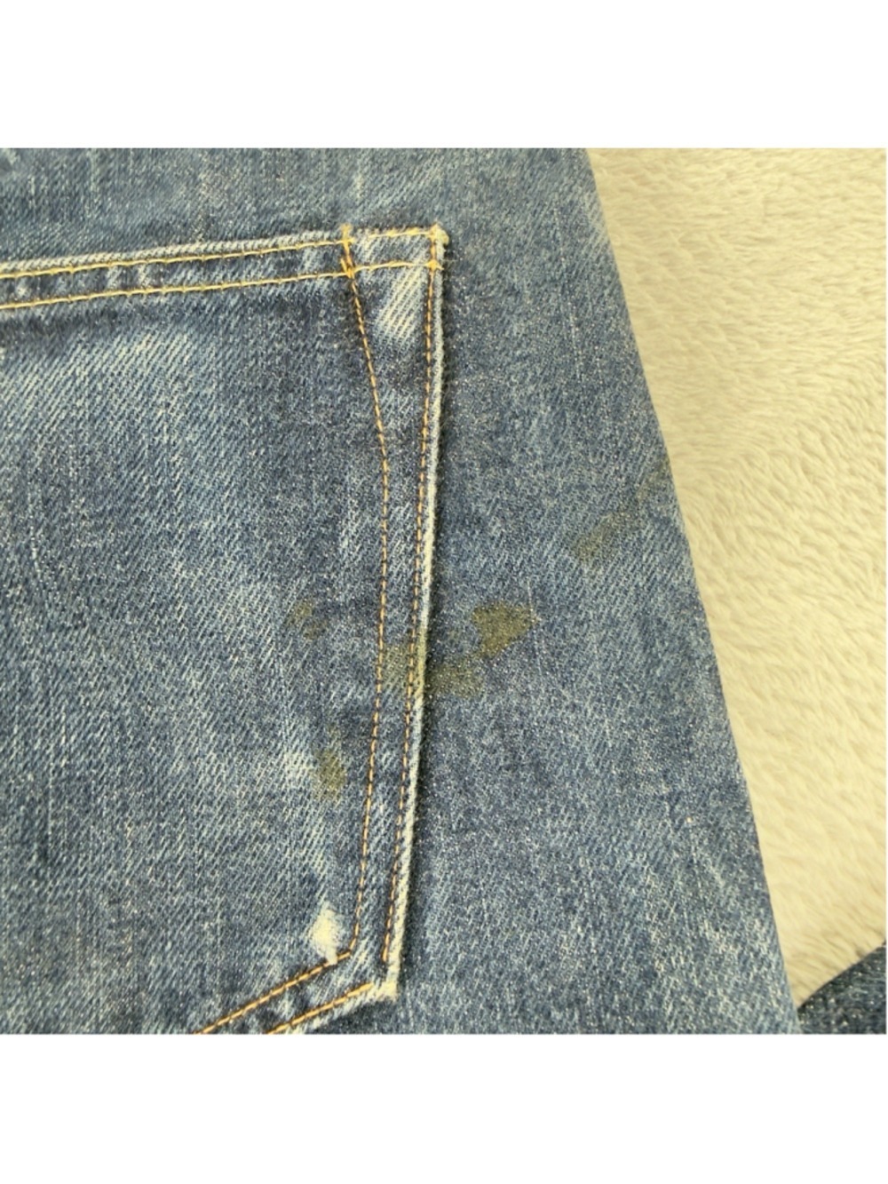 Sugar Cane 1947 Men's Size 30 W x 27 L Red Selvedge Button Fly Denim Jeans Japan - Picture 5 of 10